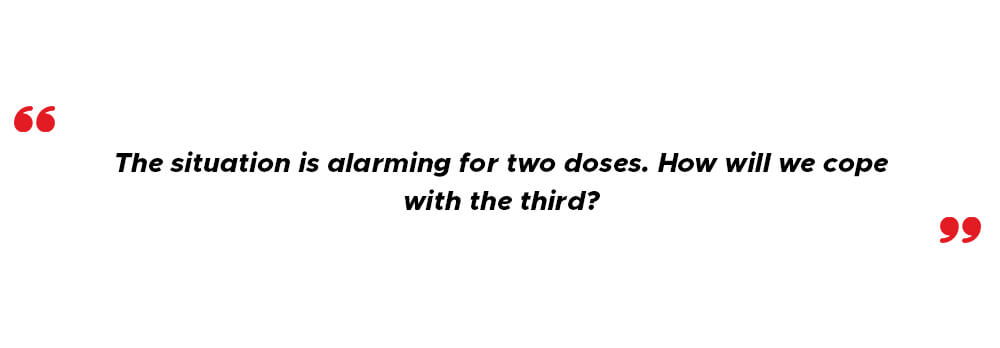 Situation for two doses