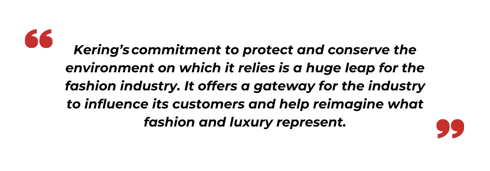 Kering's commitment