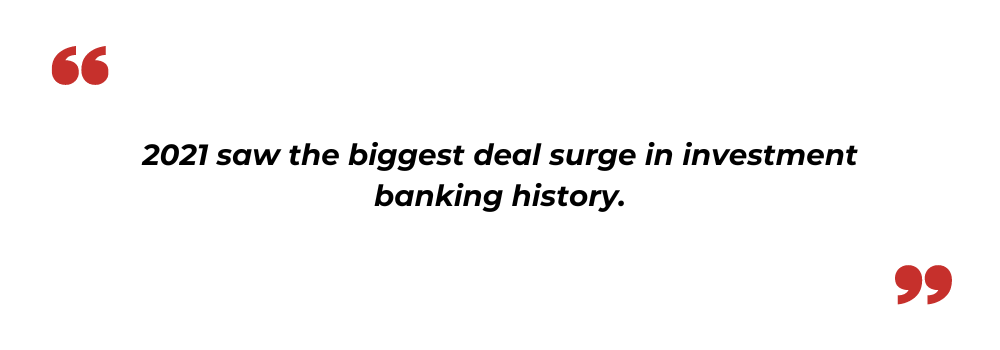 biggest surge in investment